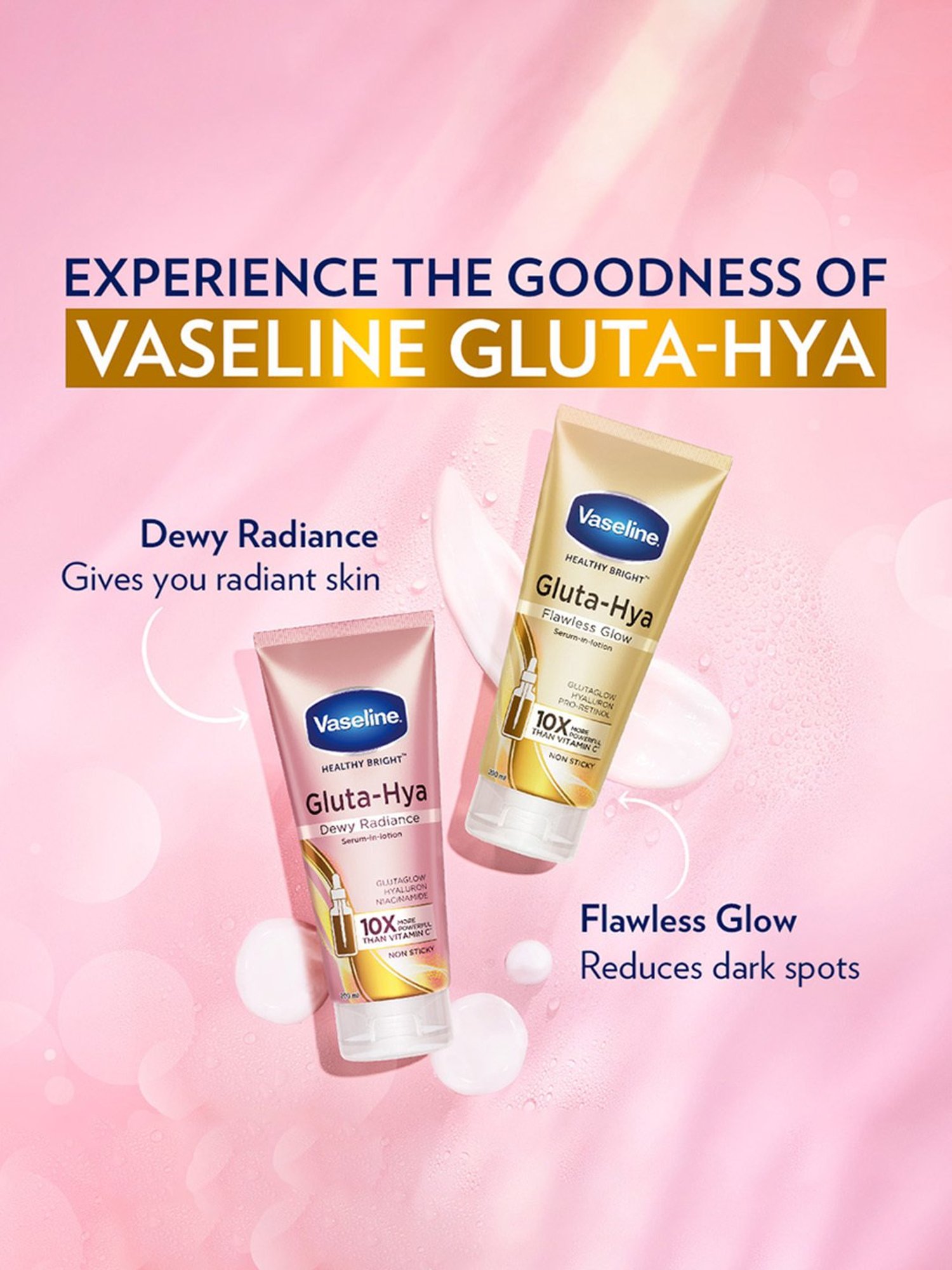 Vaseline Gluta-Hya Dewy Radiance Serum-in-Lotion - 200 ml