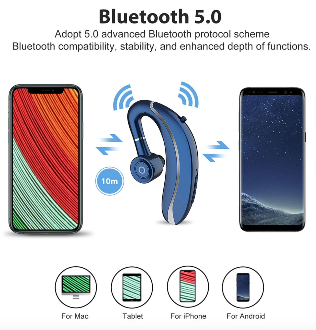 Headphone RADIGS RWM60U UHF Headset Wireless Microphone System,black