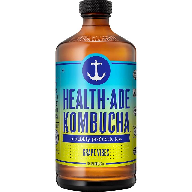 Health-Ade Grape Vibes Kombucha - 16 fl oz