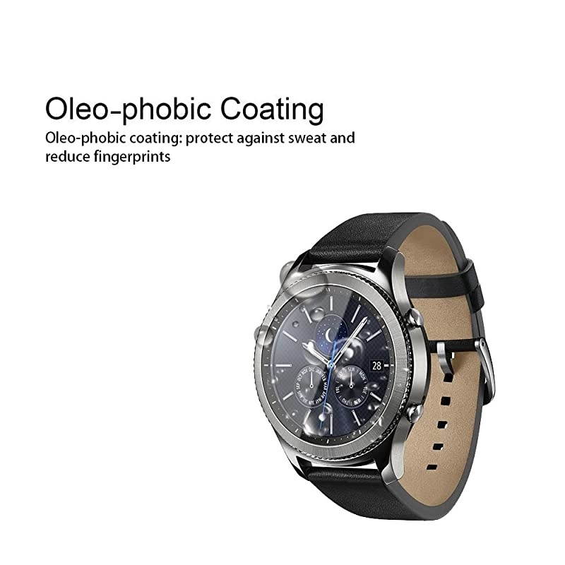 2 Pack  for Garmin Forerunner 945 Tempered Glass Screen Protector 033mm Anti Scratch Bubble Free