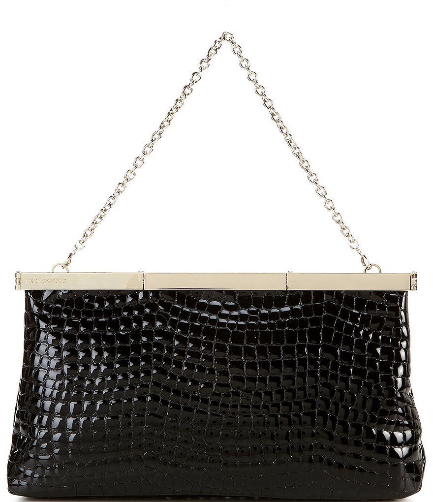 Kate Landry Satin Buckle Clutch Bag