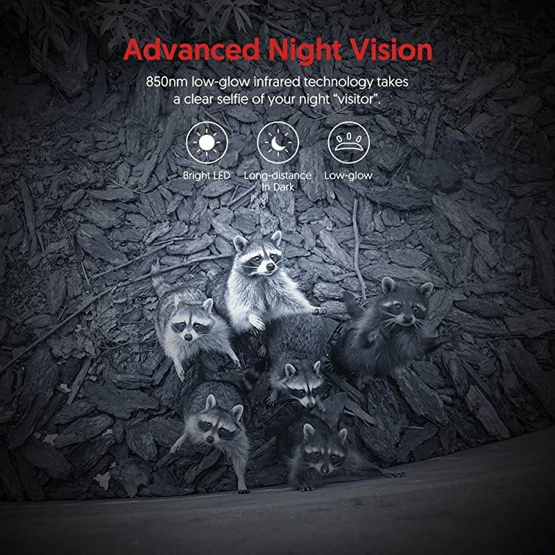 Mini Trail Game Camera 16MP 1080P with Advanced Night Vision Motion Activated IP66 Waterproof for Wildlife Watching and Home Surveillance