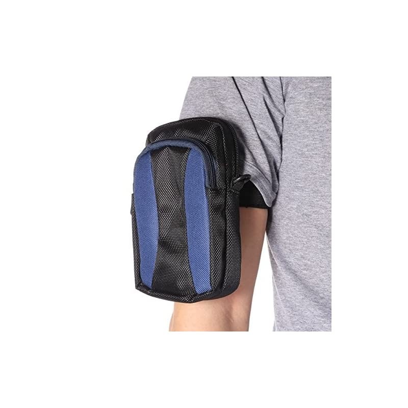 Universal Elastic Adjustable Sport Armband Strap for All Models IPO with Silicone or Leather Case with Armband Slots (Black)