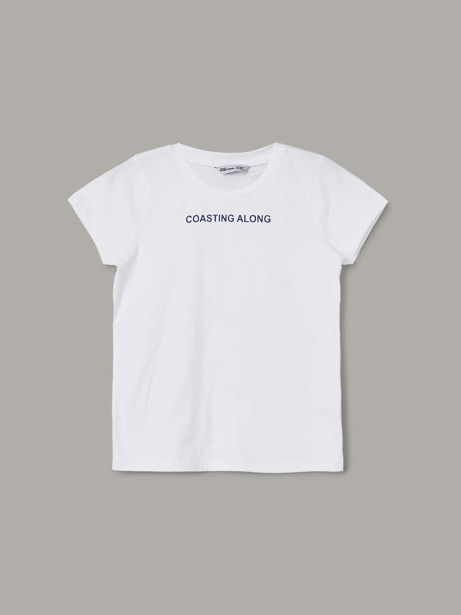 Mothercare Kids White & Yellow Cotton Printed Top Set