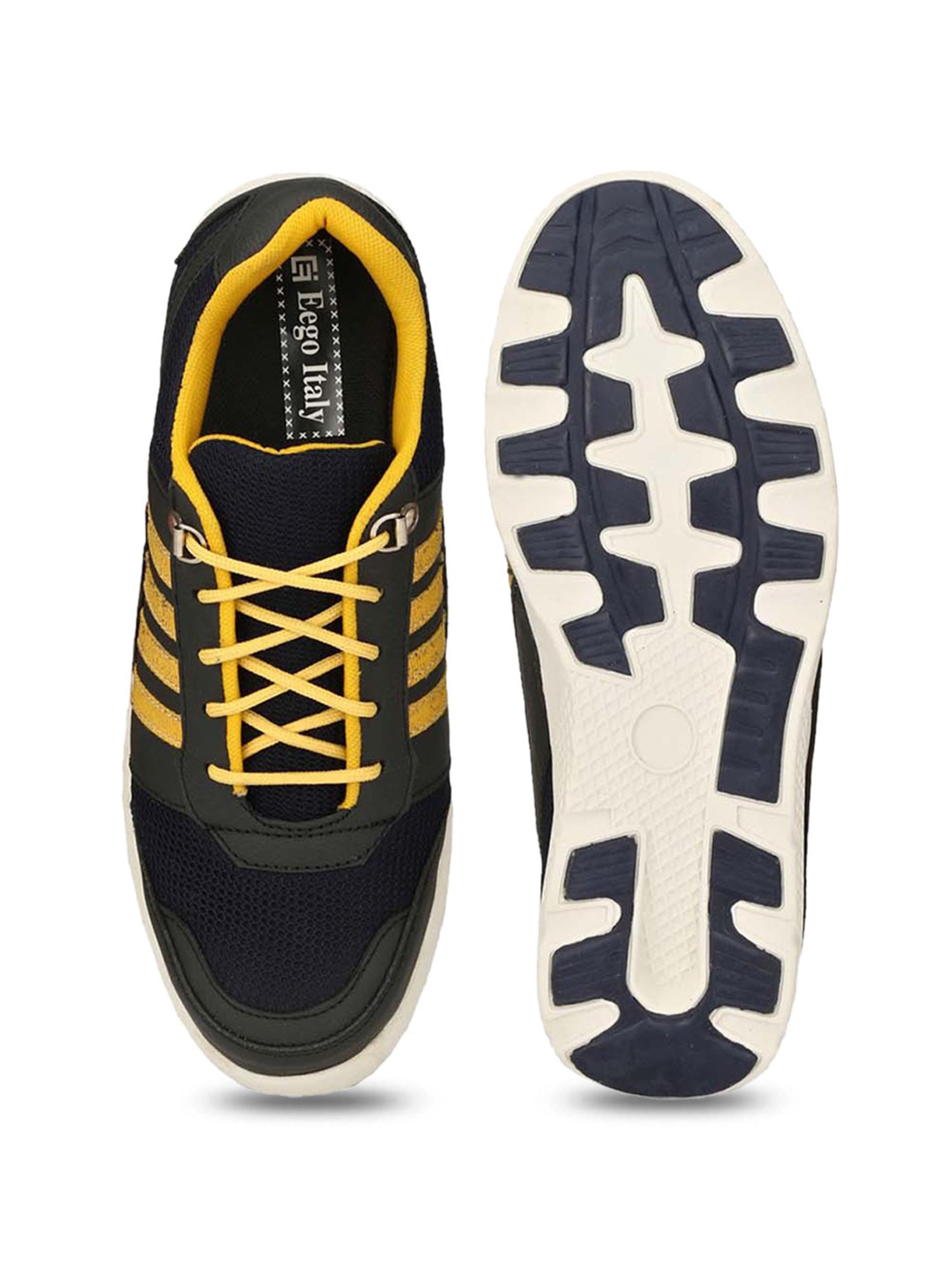 Eego Italy Men's Black Running Shoes