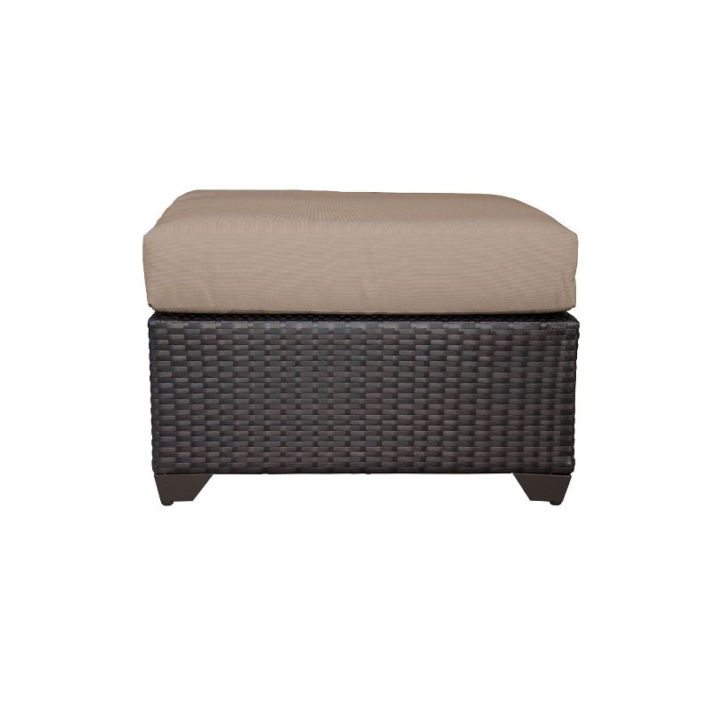 3pc Outdoor Wicker Conversation Set with Sofa Chairs & Table - Crestlive Products