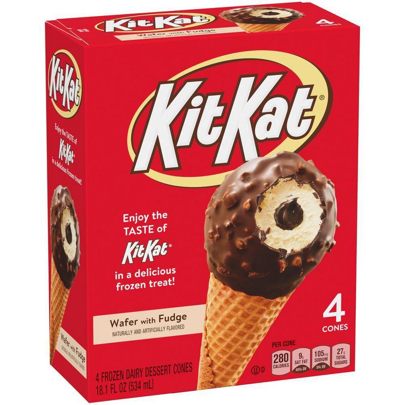 Kit-Kat Ice Cream Cone - 4ct