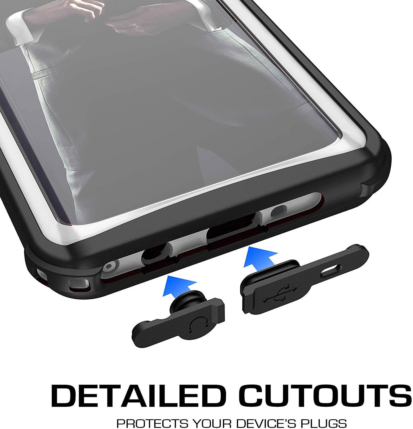 Ghostek Nautical Galaxy S10e Waterproof Case with Screen Protector Super Heavy Duty Protection Rugged Shockproof Full Body Underwater Watertight Seal Cover for 2019 Galaxy S10e (5.8 Inch) - (Black)