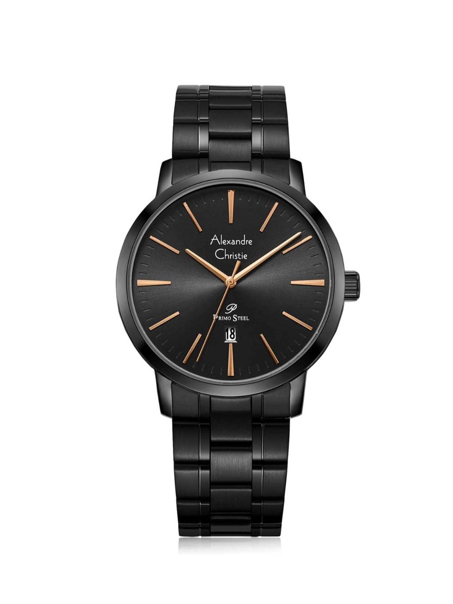 ALEXANDRE CHRISTIE 1028MDBIPBARG Primo Steel Analog Watch for Men