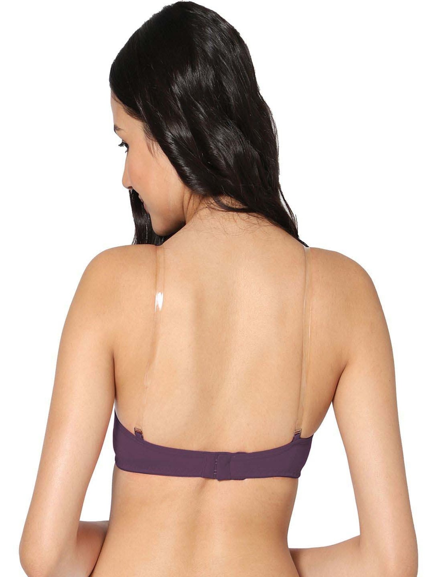 IN CARE Purple Cotton T-Shirt Bra