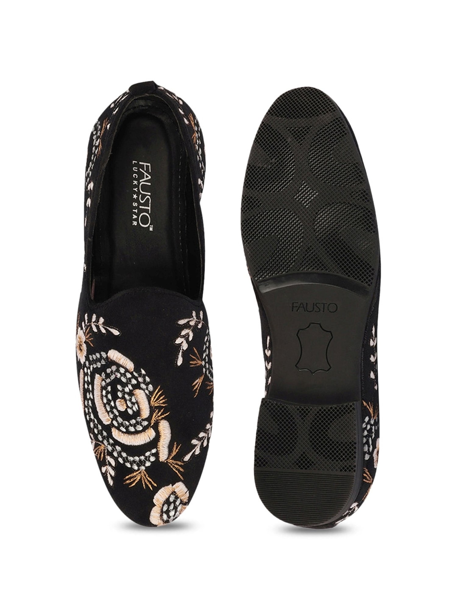 Fausto Men's White Casual Loafers