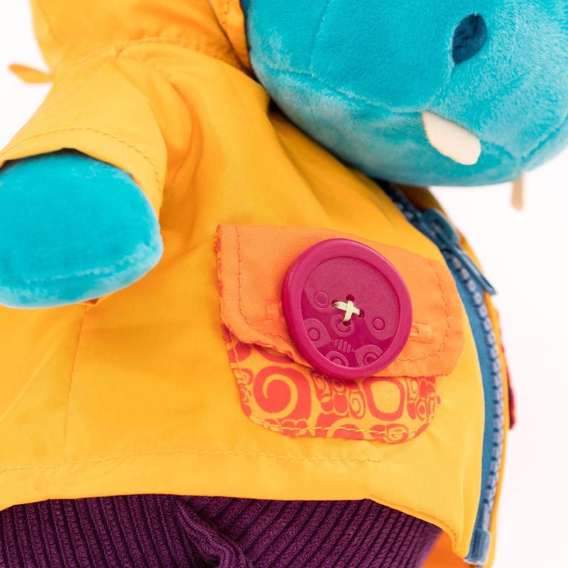 B. toys Interactive Plush Hippo Giggly Zippies - Hank