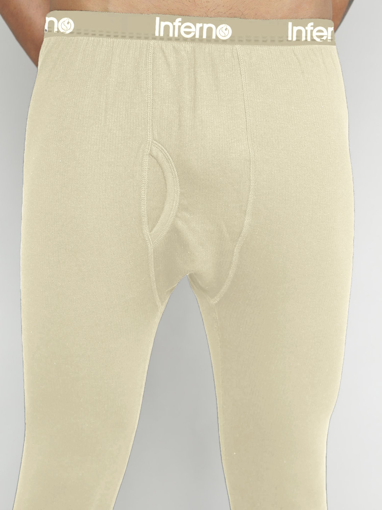 LUX Inferno Off White Striped Thermal Set