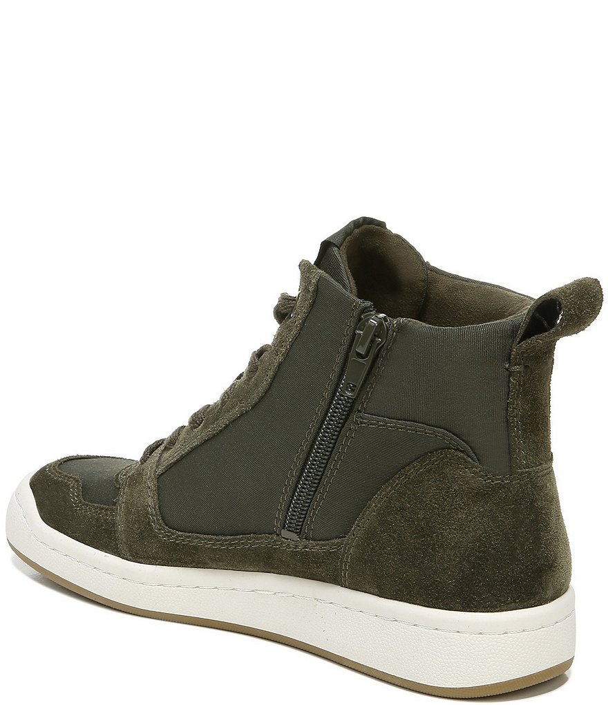 Zodiac Orion Fabric And Suede Lace-Up High Top Sneakers