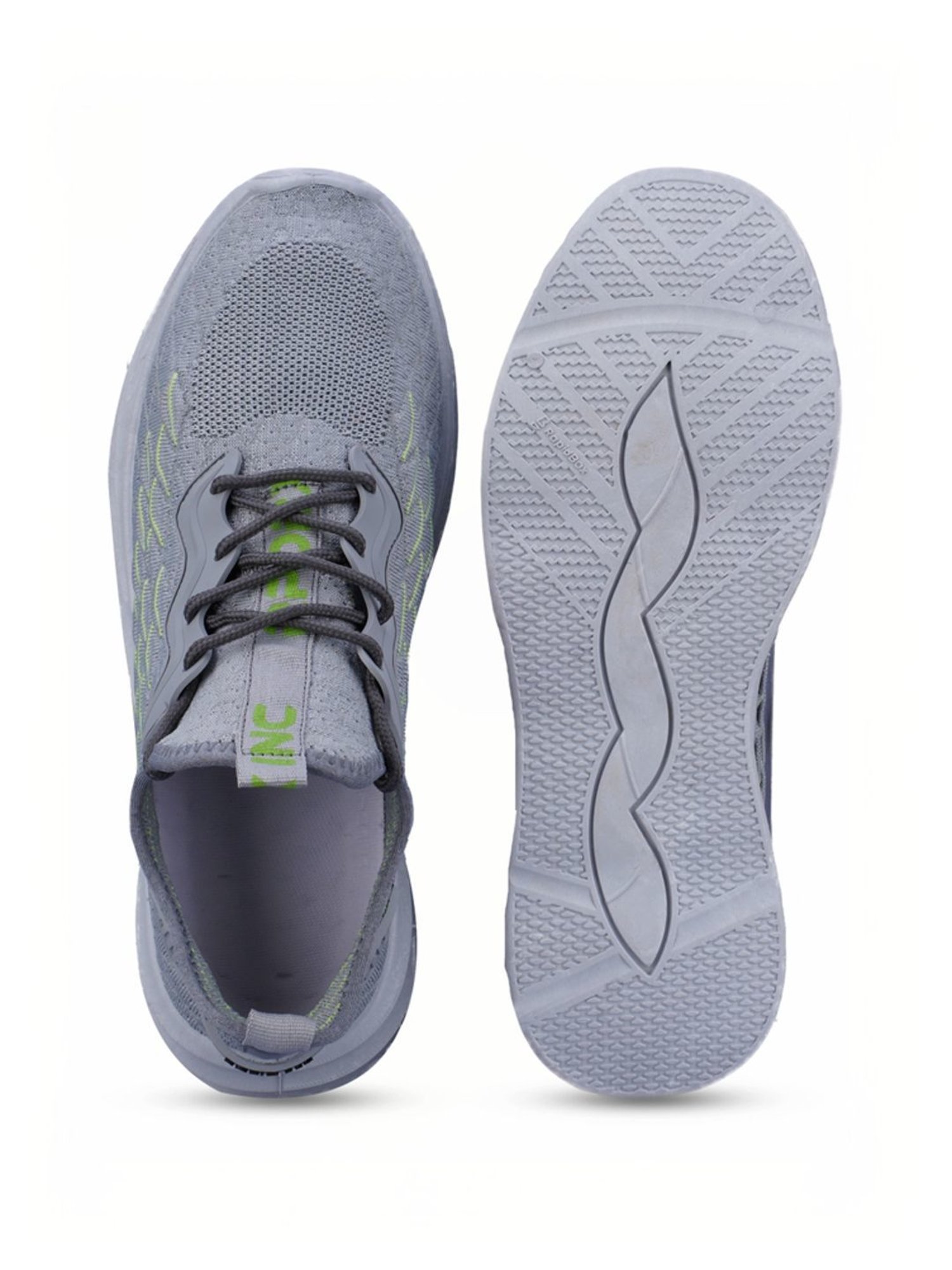 Rapid Box Men's Grey Running Shoes