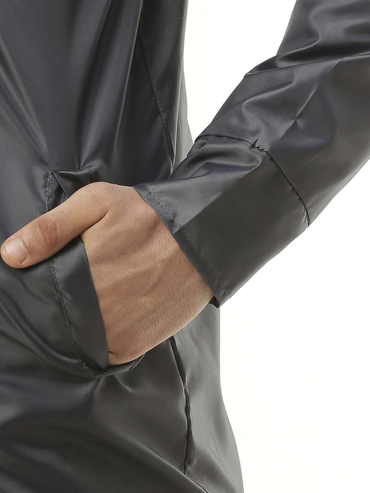 Zeel Grey Raincoat Set