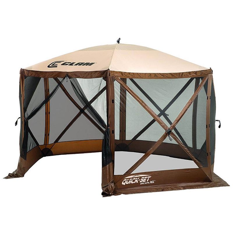 Quick-Set Escape XL 12.5ft. Portable Camping Outdoor Gazebo Canopy Shelter