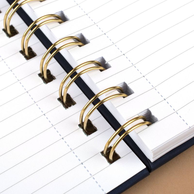 80 sheet 1 Subject Spiral Notebook 8.25"x5.75" Hardcover Navy - Cambridge