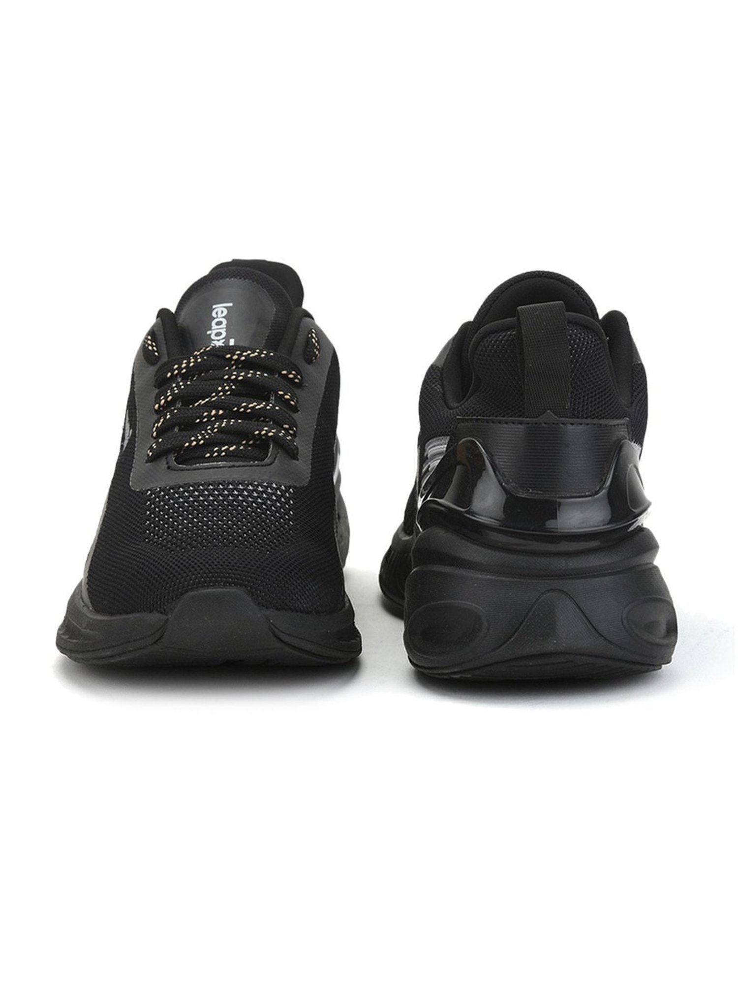 Leap7x by Liberty Men's Black Running Shoes