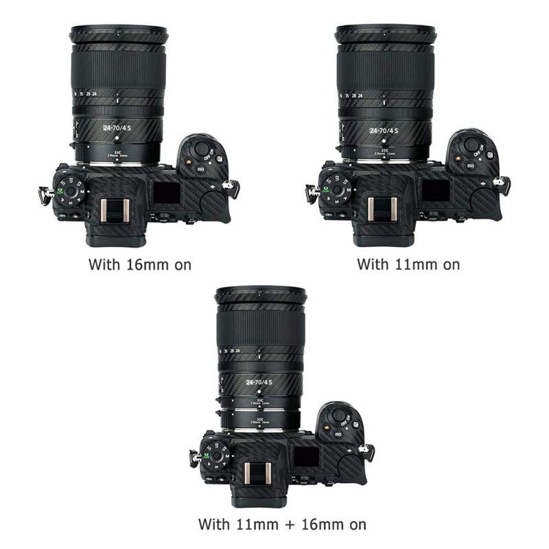 JJC Z Mount Auto Focus Macro Extension Tube Set for Nikon Z50 Z7 Z6 Mirrorless Camera and Nikon Z Mount Lenses,Great Tool for Macro Photography