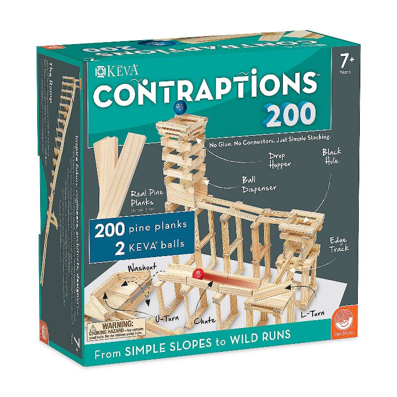 MindWare Keva: Contraptions 200 Planks - Building Toys
