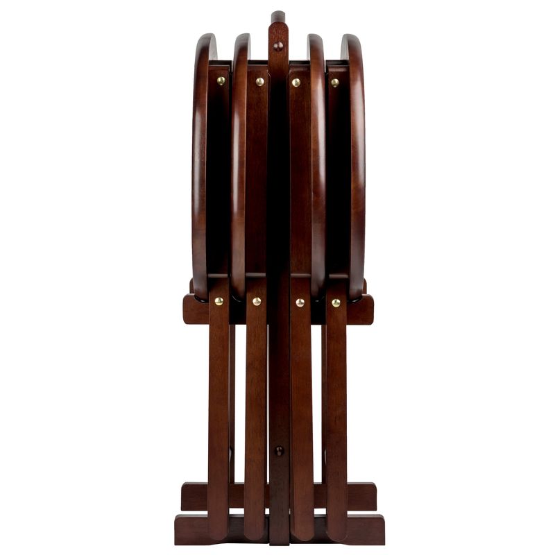 Emma and Oliver 72" x 12" x 12" Birchwood Bar Top Riser with Silver Legs