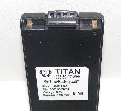 2X NEW BP-195 BP-196 Battery for Icom IC-A4 F3 F3S F4 T2 T2A Battery NI-CD