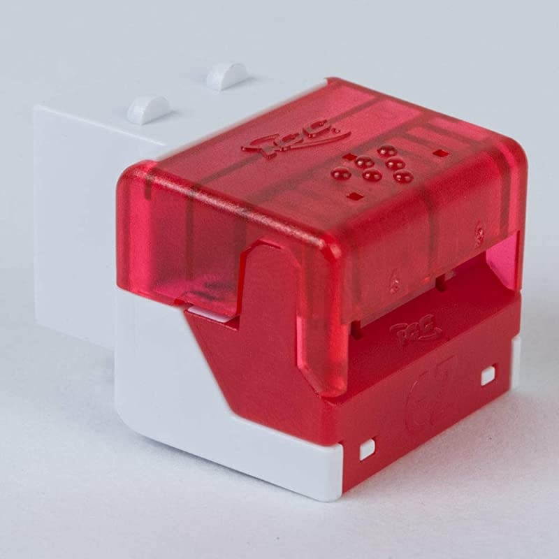 CAT6 RJ45 Keystone Jack for EZ Style White