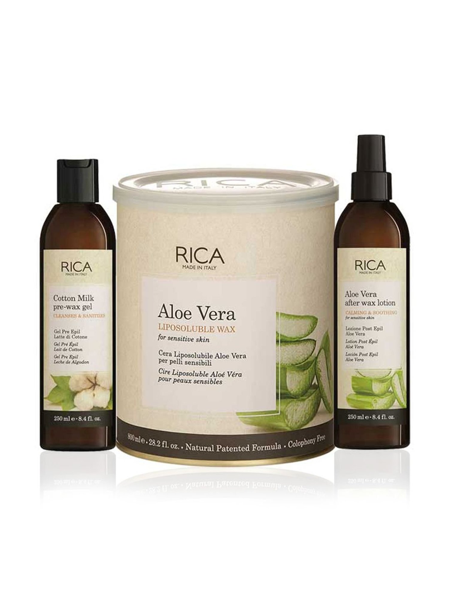 Rica Aloe Vera Wax Combo Kit 1