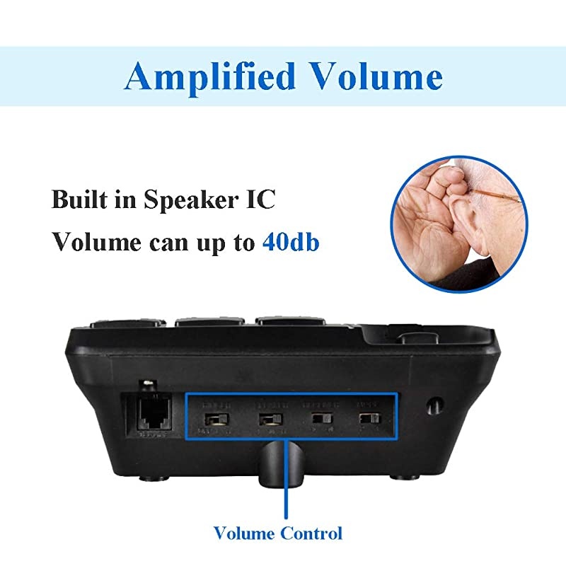 P02 Amplified Large Button Corded Phone for Senior