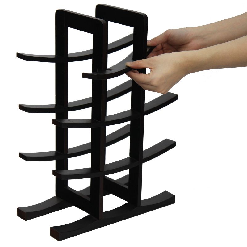 Oceanstar 12-Bottle Bamboo Wine Rack