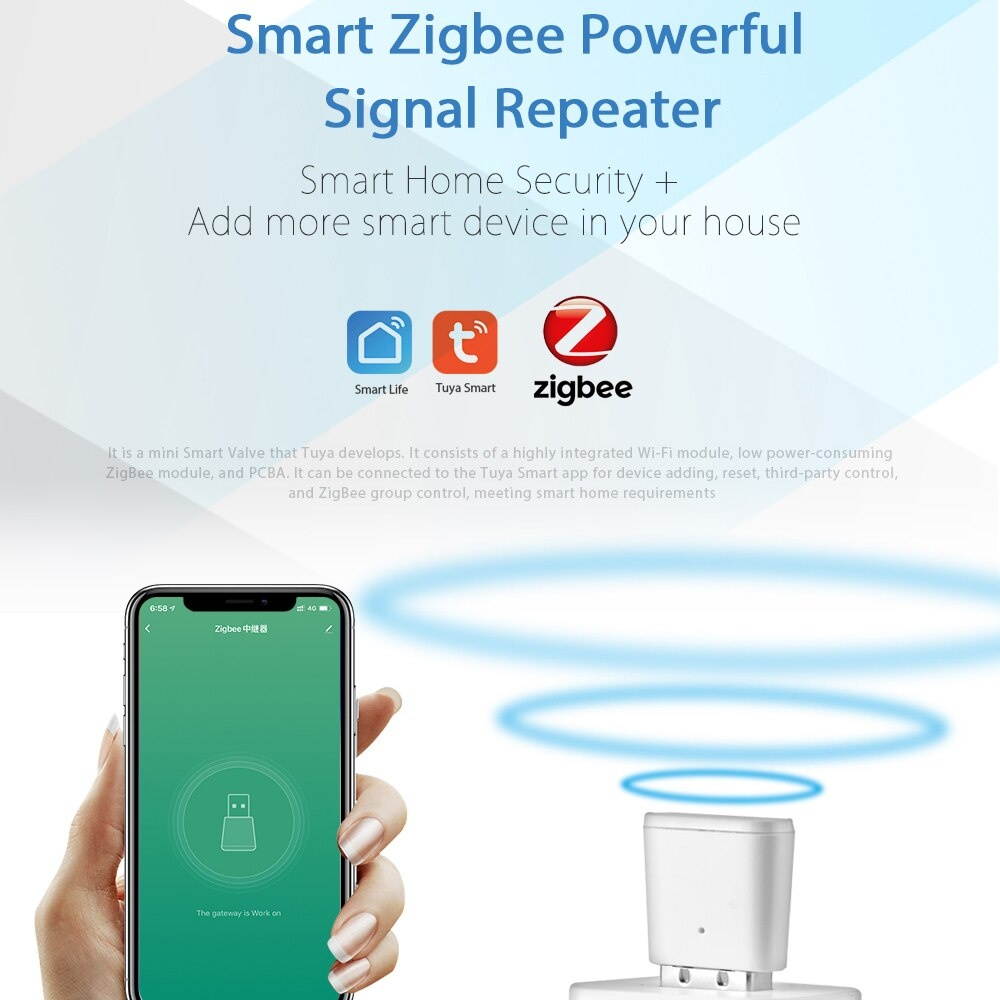 Tuya Zigbee Tuya Smarts Smarts Life Signal Repeaters Signal Amplification Transmitters Signal Enhancement Intensive Repeater