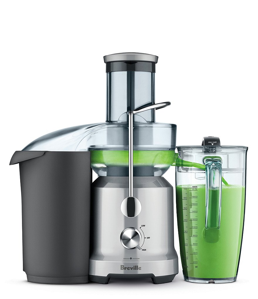 Breville Juice Fountain&reg; Cold - 70 oz. Jug Capacity Centrifugal Juicer, Silver