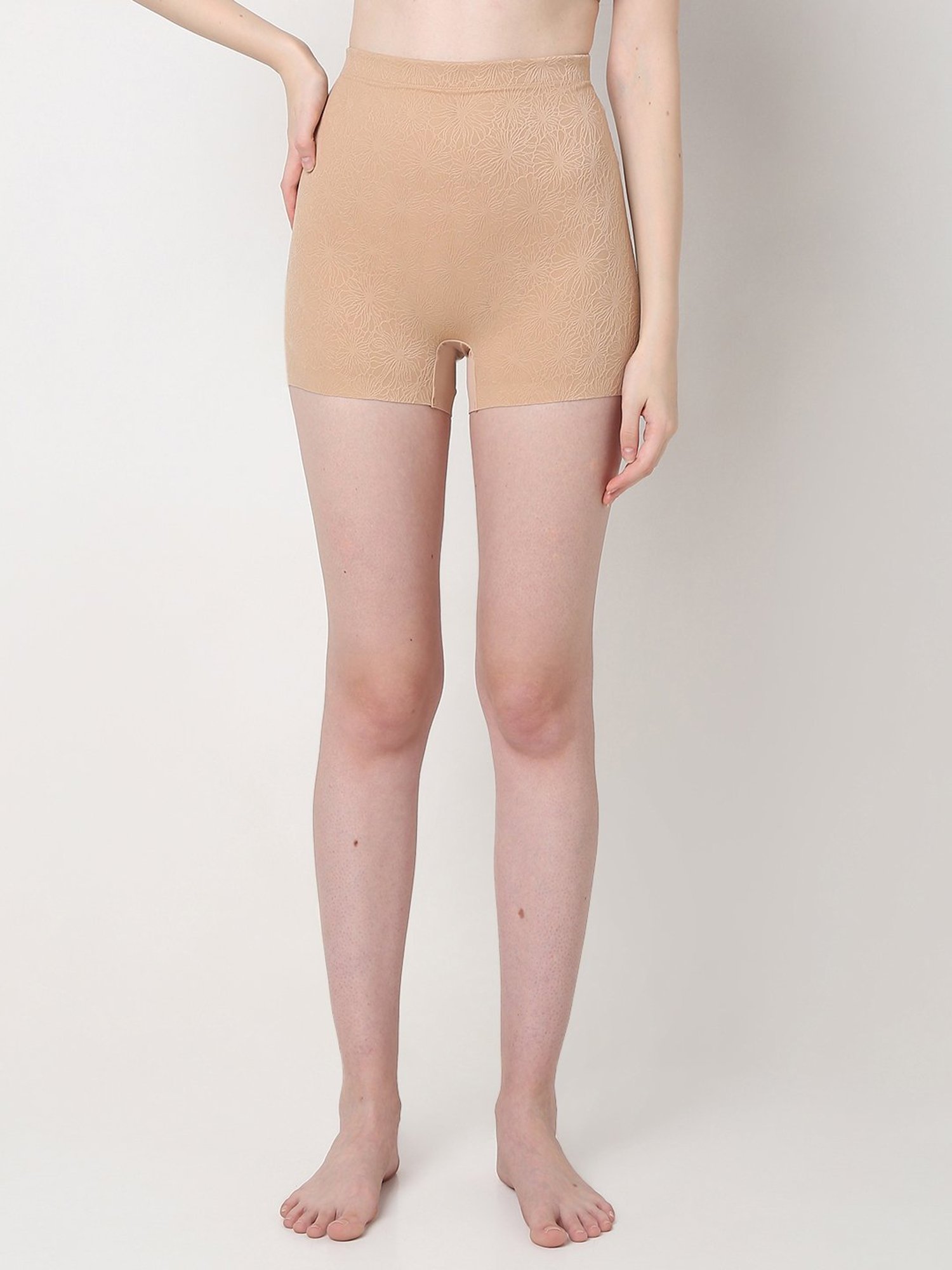Vero Moda Intimates Beige Lace Thigh Shaper