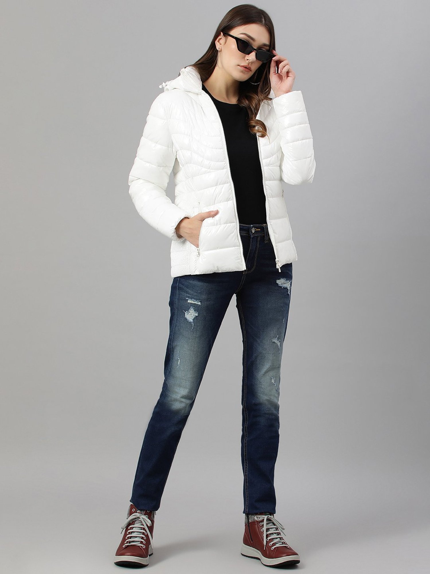 Woods White Padded Jacket