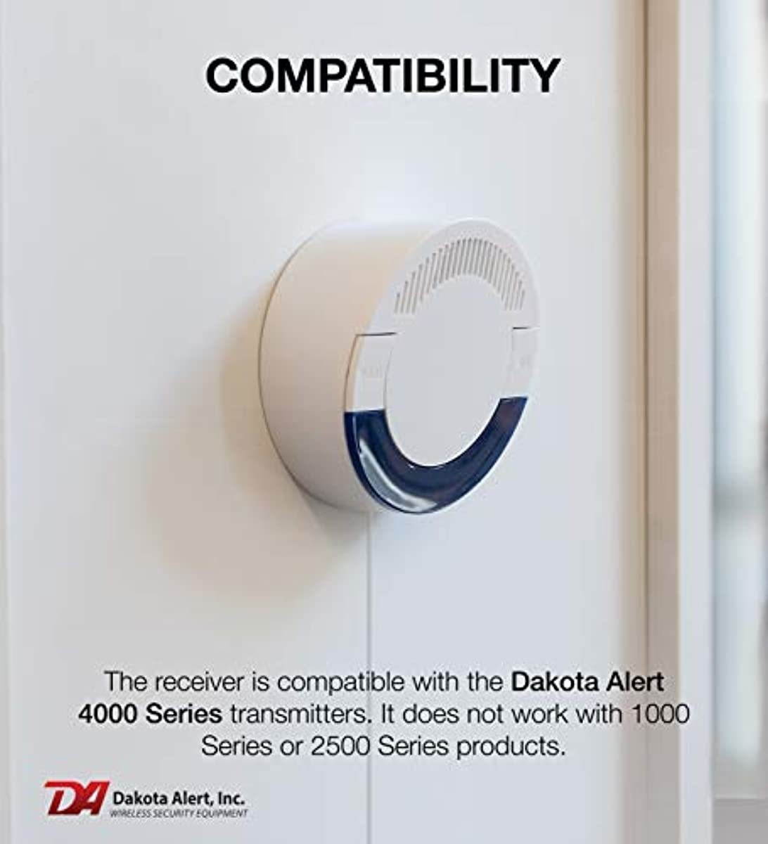 Dakota Alert BBA-4000 Solar Powered Break Beam Alarm Kit - BBT-4000 Infrared Wireless Transmitter and DCR-4000 Driveway Alarm Receiver, Up to 1 Mile Operating Range