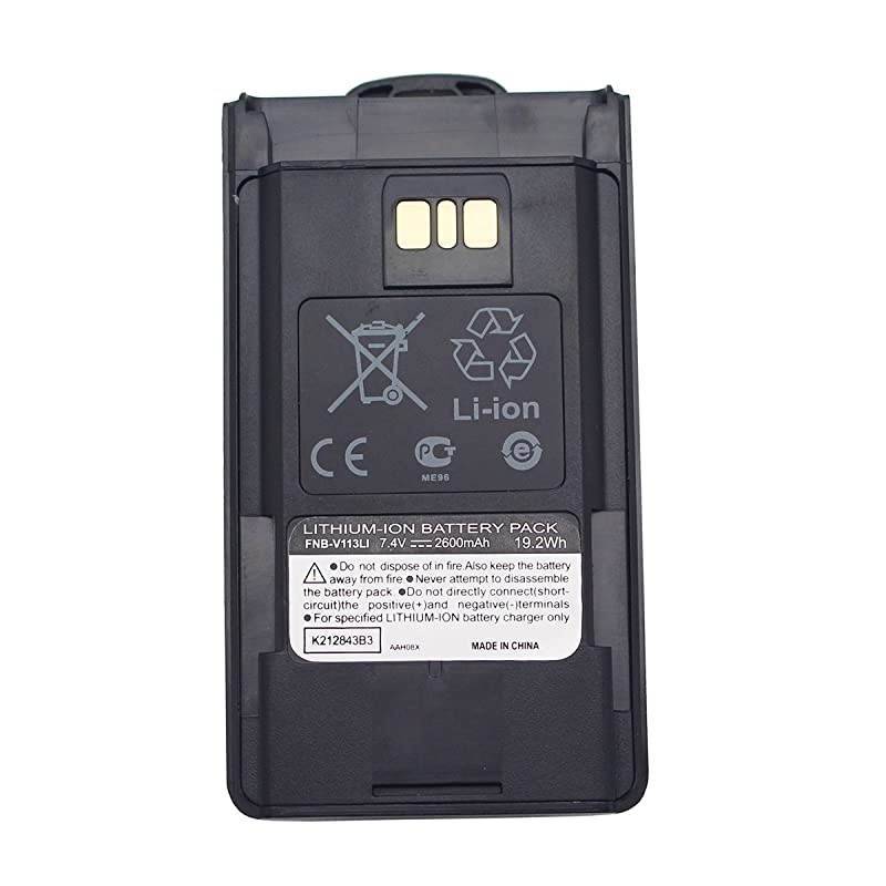 2600mAh 74V Replacement Liion TwoWay Radio Battery Packs for YaesuVertexStandard EVX531EVX534 EVX539 VX450 VX459 VX451 FNBV113LI