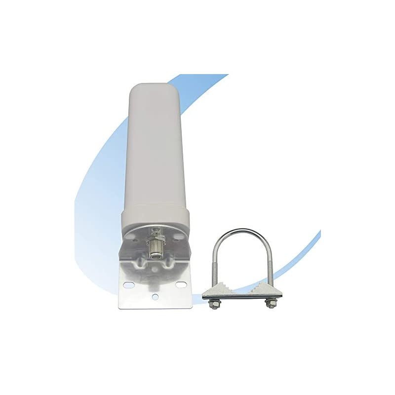 High Gain 9dBi 3G/4G/LTE Network Omni-Directional Outdoor Pole/Wall Mount Antenna for Cell Phone Signal Booster,Cellular Modems,Routers,AT&T, Sprint