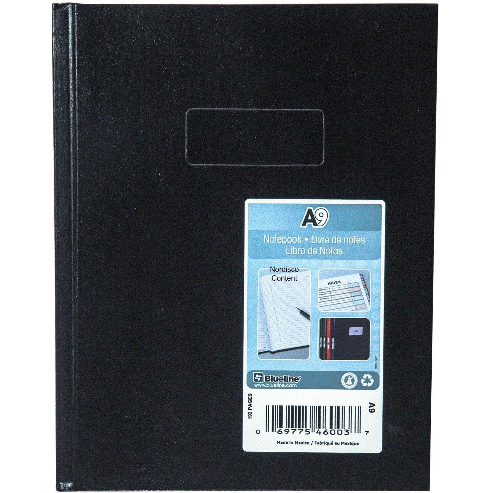 Blueline A9 Notebook, 9-1/4 x 7-1/4", 192 Pages, Hard Cover