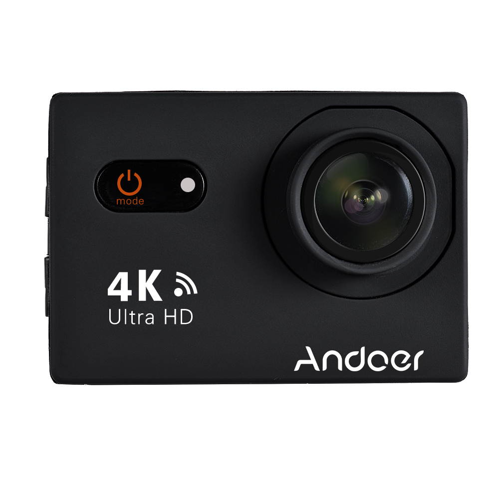 Andoer AN9000 4K 16MP WiFi Action Sports Camera 1080P FHD 2" Touchscreen 170&deg; Wide Angle Lens with Hard Case Support 4X Zoom Waterproof 40m