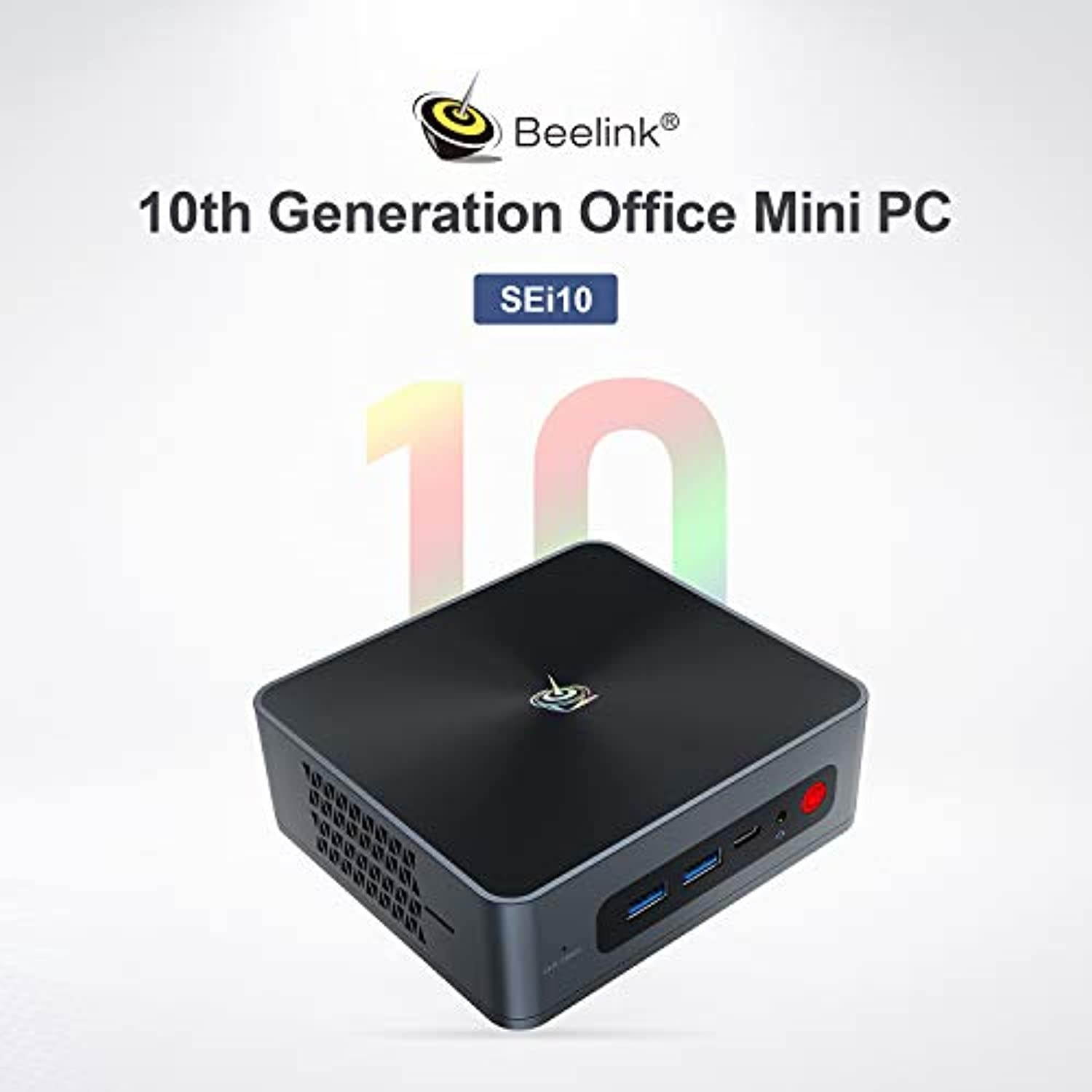New Intel 4 Cores 8 Thread i5-8279U Processor?up to 4.1Ghz?,Win10 Pro Beelink Mini pc with 16G DDR4 RAM/512GB NVMe M.2 SSD, Support 4K HD Dual HDMI Display, WiFi 6, BT5.0, 4USB3.0, Gigabit Ethernet