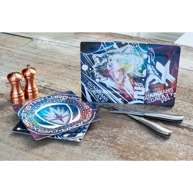 Se7en20 Marvel Guardians of the Galaxy Vol. 2 8" Plastic Plates - 4 pack