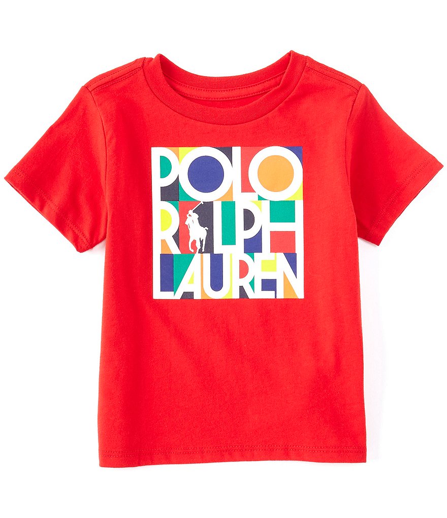 Polo Ralph Lauren Little Girls 2T-6X Short-Sleeve Big Pony Colorblock Tee