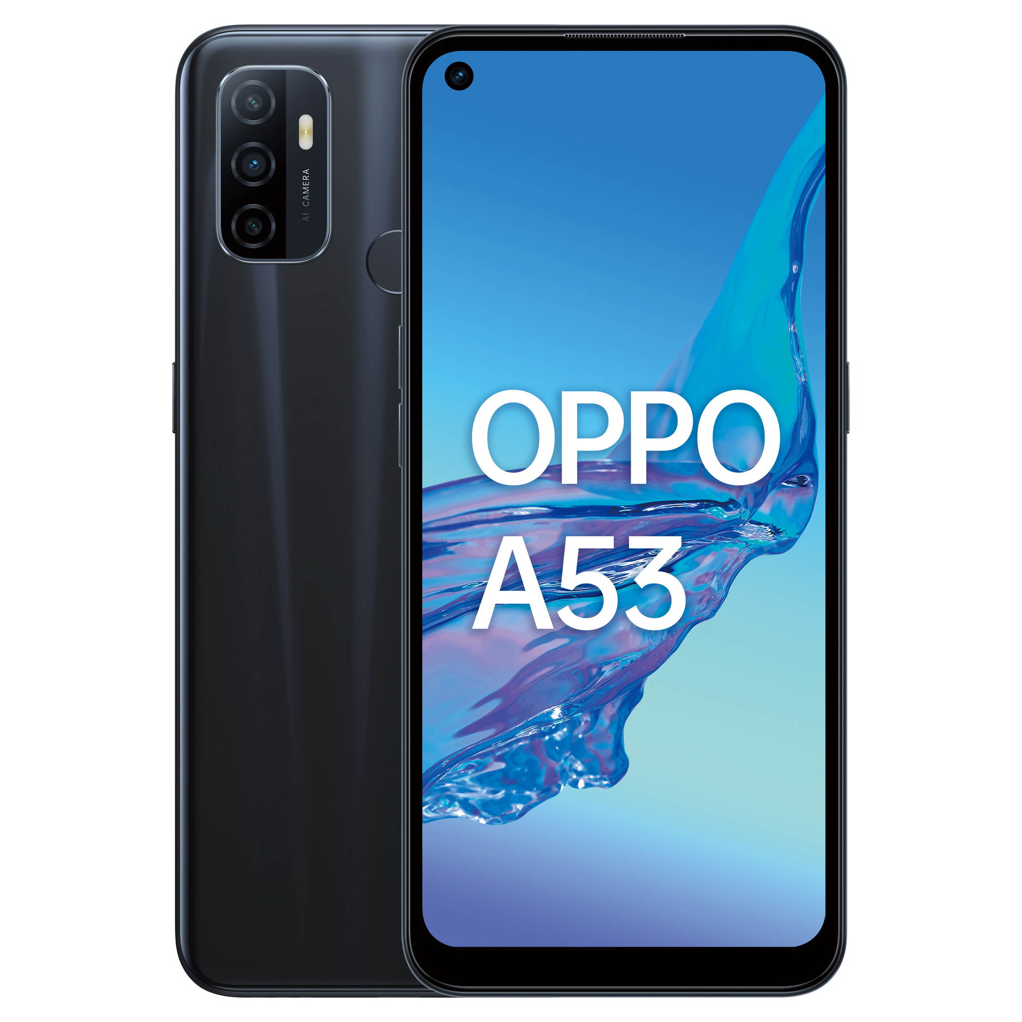 OPPO A53 Dual-SIM 64GB ROM + 4GB RAM (GSM Only | No CDMA) Factory Unlocked 4G/LTE Smartphone (Electric Black) - International Version