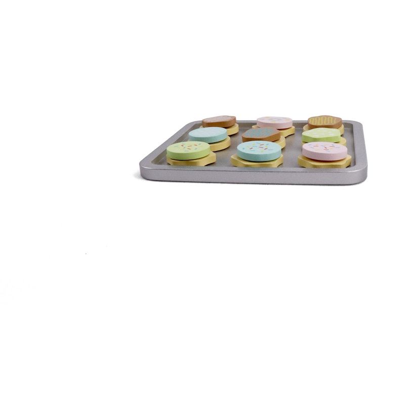 Melissa & Doug Stir and Serve Cooking Utensils (7pc) - Stainless Steel and Wood