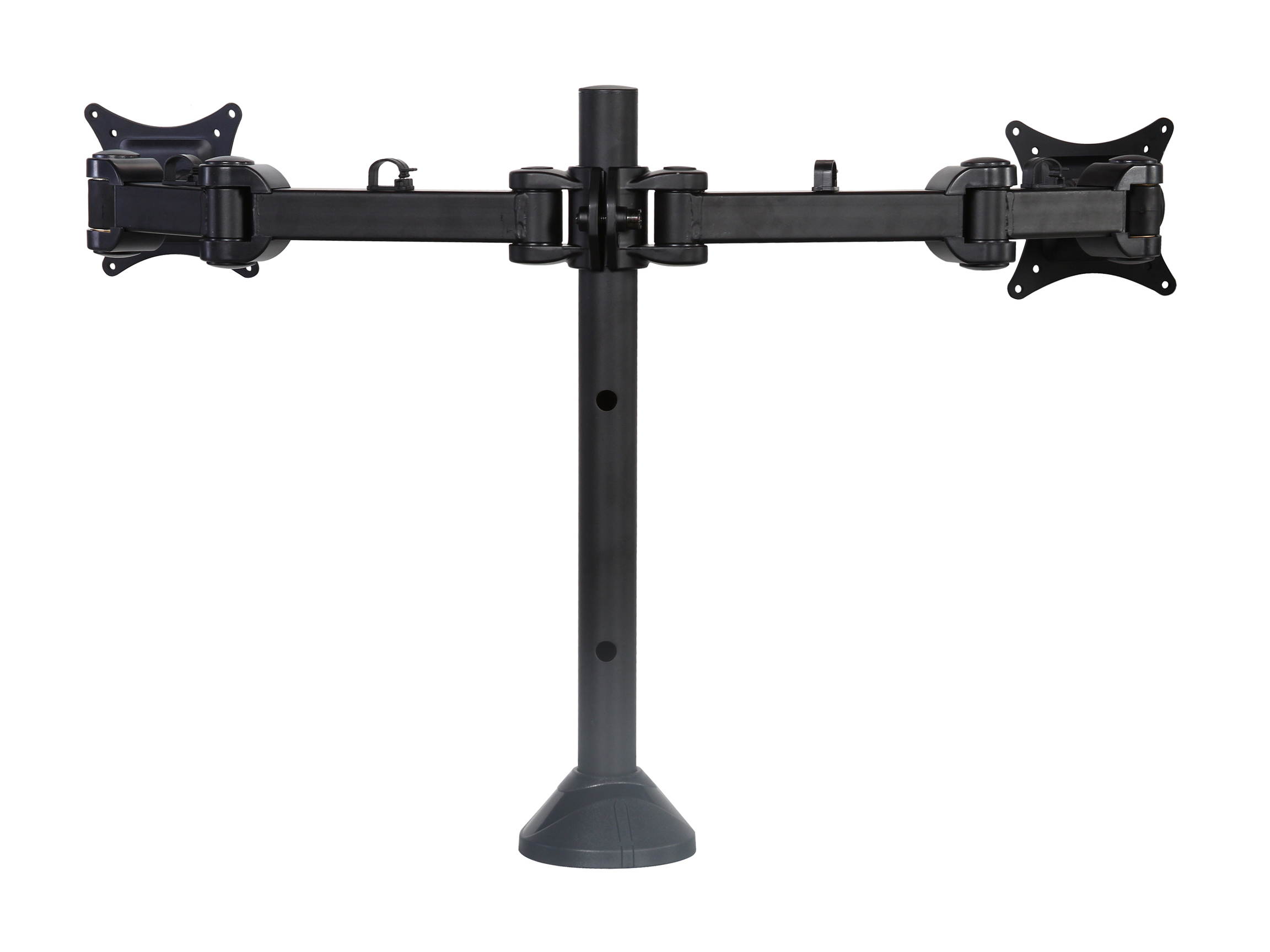 SIIG CE-MT0Q11-S1 Articulating Dual Monitor Desk Mount - 13" to 27"