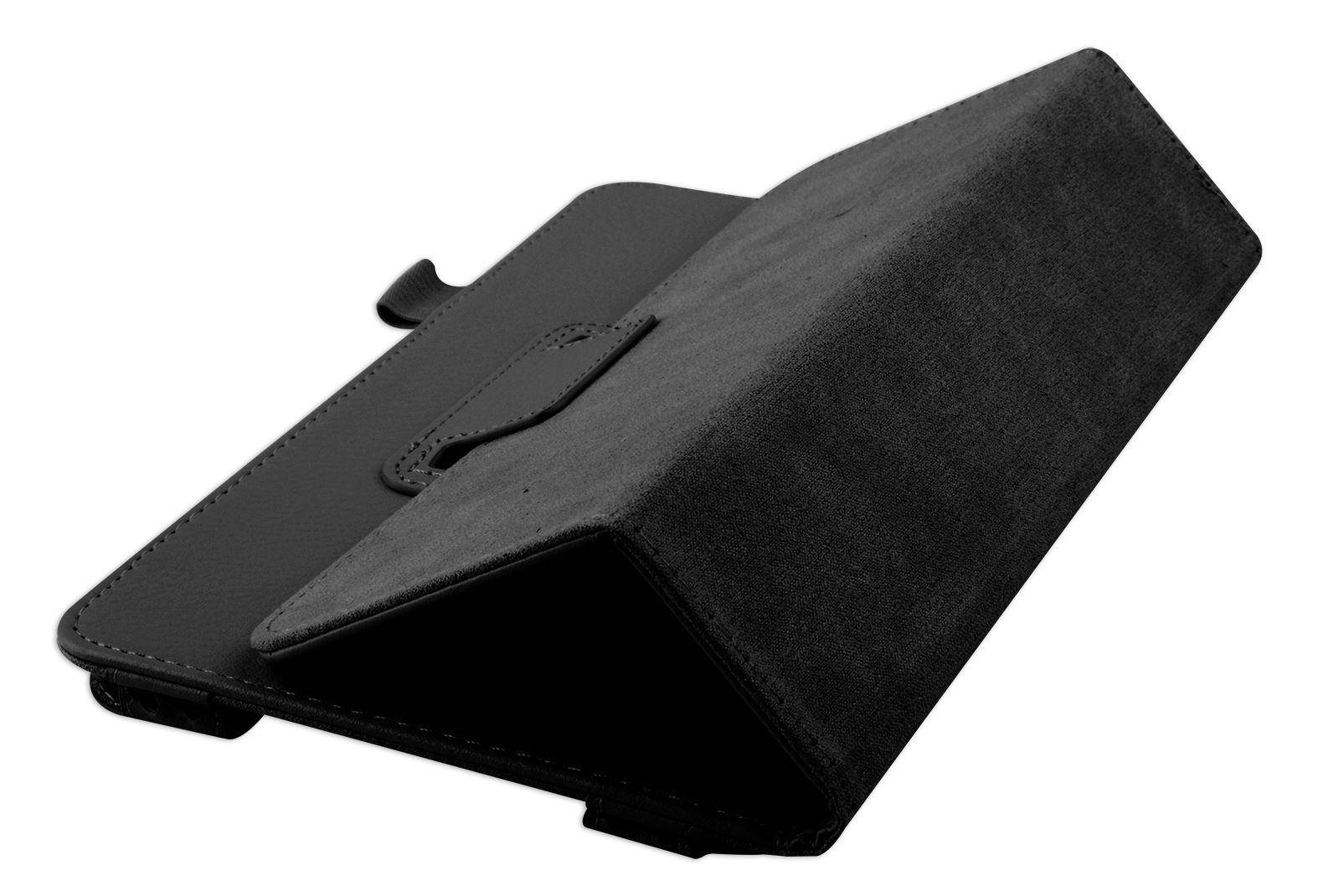 Hellfire Trading Magnetic PU Leather Case Cover for Samsung Galaxy Tab 4 8" T330 - Black