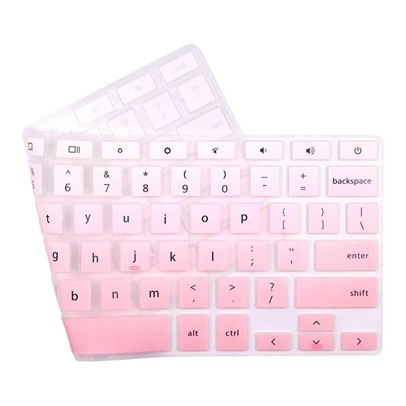 Keyboard Skin for 133 Dell Chromebook 13 3380 116 Dell Chromebook 3100 C3181 3120 3180 3181 3189 5190 Not fit Dell Chromebook 14 C7486 Dell Inspiron 11 3180 Windows laptop Pink Ombre