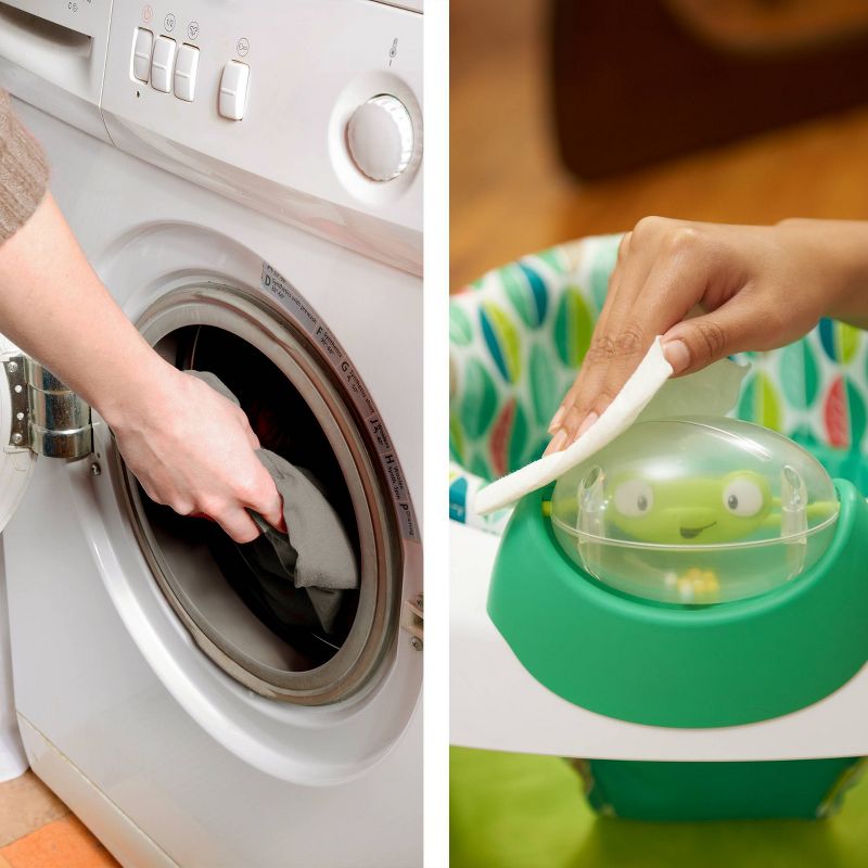 Evenflo Exersaucer Tiny Tropics 2-in-1 Baby Seat + Doorway Jumper