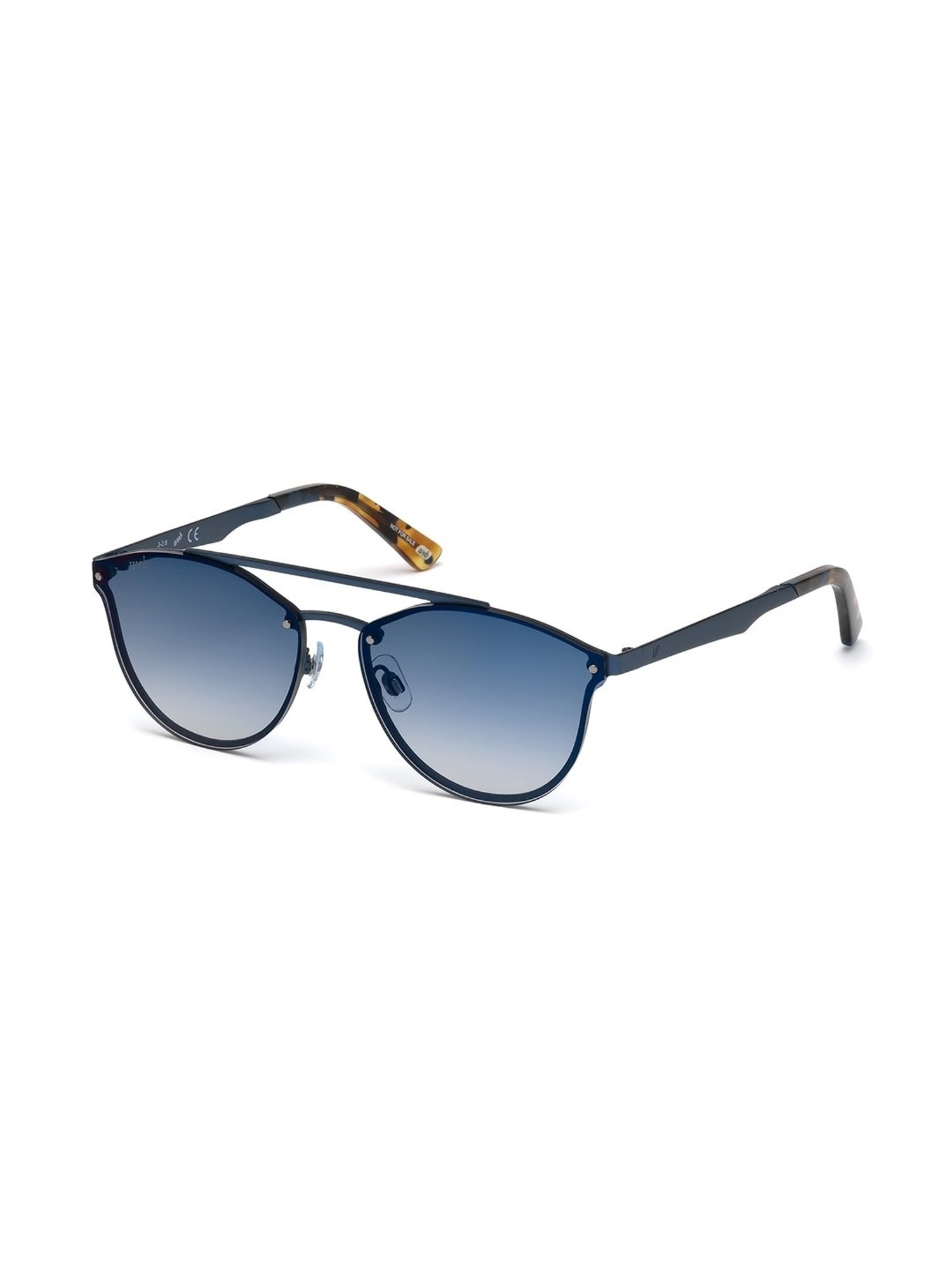 WEB EYEWEAR Blue Oval Sunglasses Designed in Italy